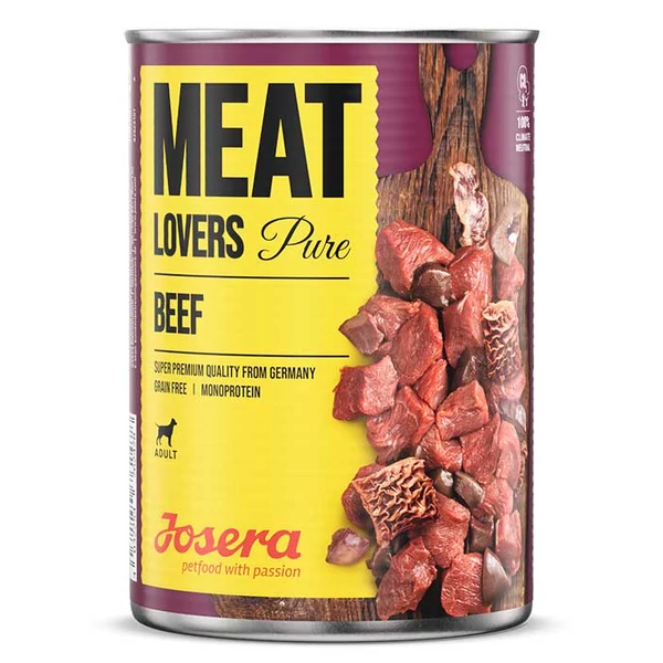 Josera Meat lovers Pure Beef 6x400g Josera Meat lovers Pure Beef 6x400g