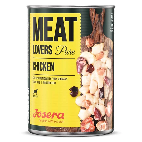 Josera Meat lovers Pure Chicken 6x400g Josera Meat lovers Pure Chicken 6x400g