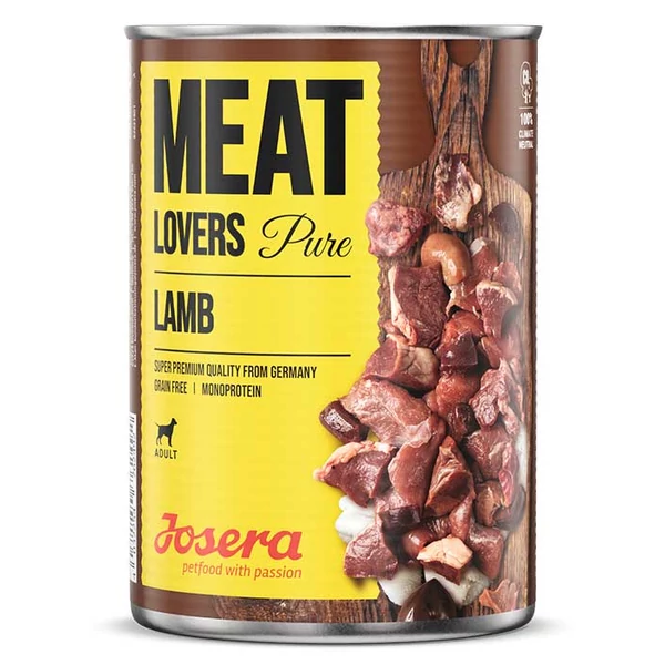 Josera Meat lovers Pure Lamb 6x400g Josera Meat lovers Pure Lamb 6x400g