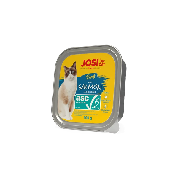 JosiCat Paté Alu Salmon 32x100g JosiCat Paté Alu Salmon 32x100g