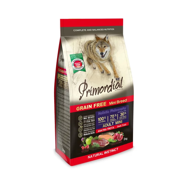 PRIMORDIAL-GRAIN-FREE DOG Mini Adult Kacsa&Pisztráng 6 kg