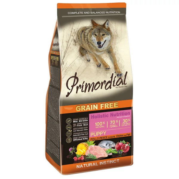 Primordial Grain Free Puppy Csirke és Tengeri Hal 12kg