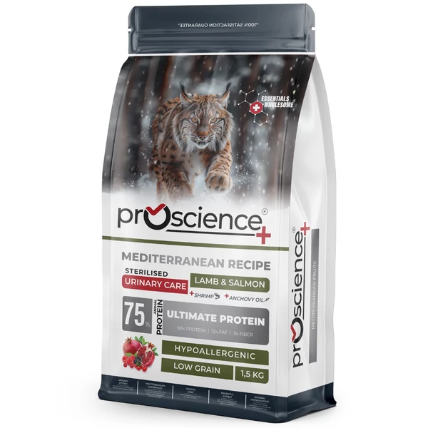 ProScience Sterilised Cat Lamb & Salmon 1,5kg ProScience Sterilised Cat Lamb & Salmon 1,5kg