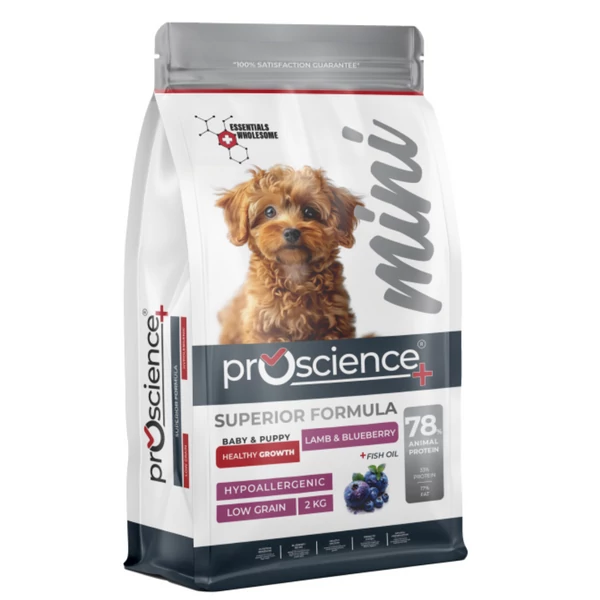 ProScience Mini Puppy Dog Lamb & Blueberry 2kg ProScience Mini Puppy Dog Lamb & Blueberry 2kg