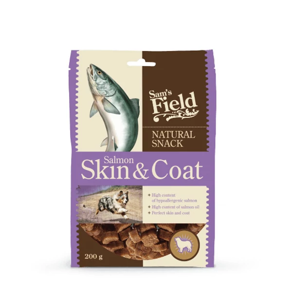 Sam's Field snack salmon skin, coat 200 g