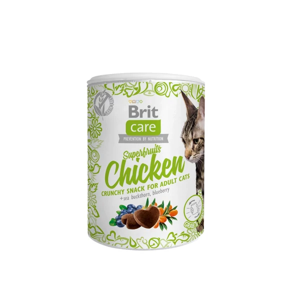 Brit Care Cat Snack Kitten Superfruits chicken 100g