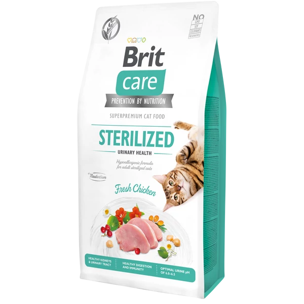Brit Care Cat Grain Free STERILISED - URINARY HEALTH Chicken