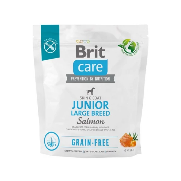 Brit Care Dog Grain-free Salmon Junior Large Breed 1 kg