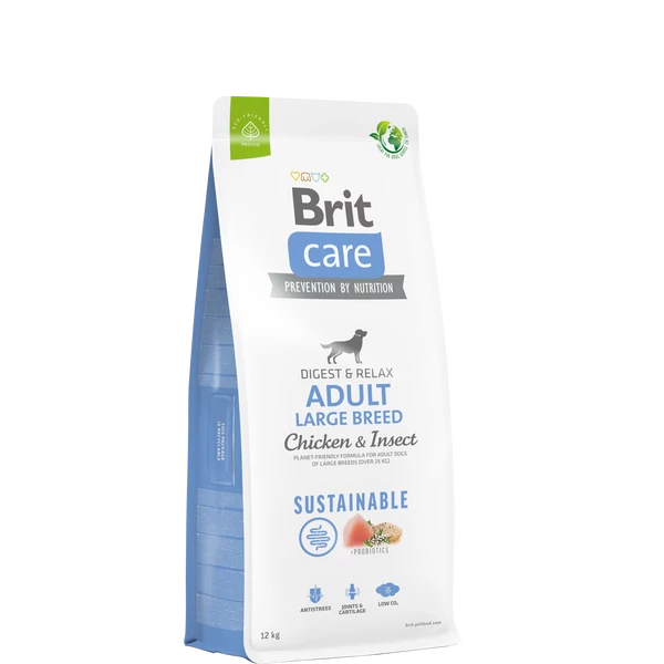 Brit Care Dog Sustainable Insect Adult Large Breed 12 kg