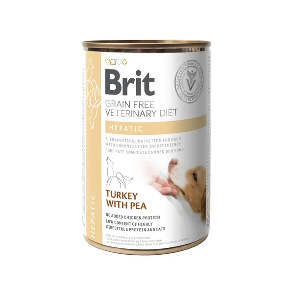 Brit GF Veterinary Diets Dog Can Hepatic 400g