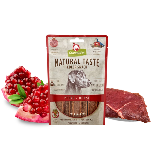 GranataPet Natural Taste Edler Snack Pferd 90g (ló)