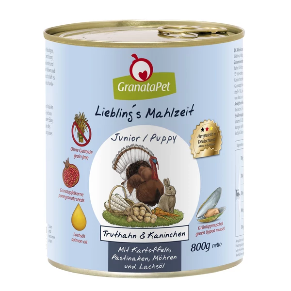 GranataPet Liebling's Mahlzeit Junior/Puppy konzerv 400 g 6db