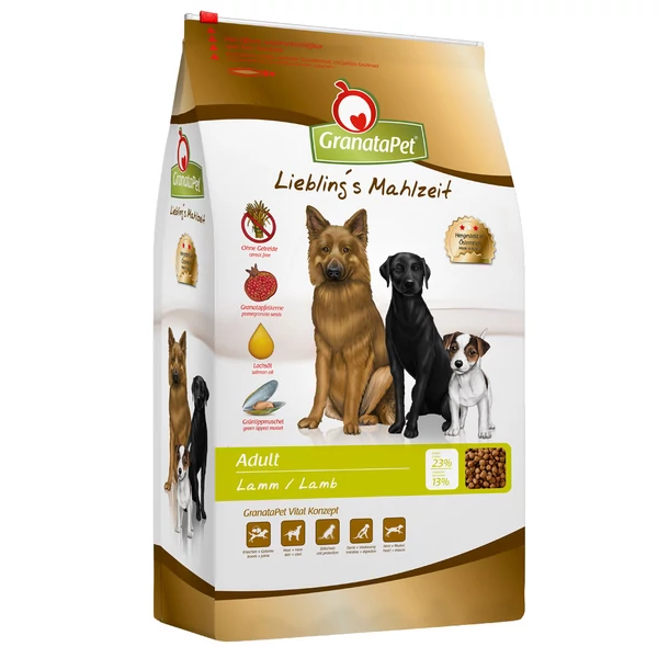 GranataPet Liebling's Mahlzeit bárány felnőtt kutyatáp 10 kg 2db