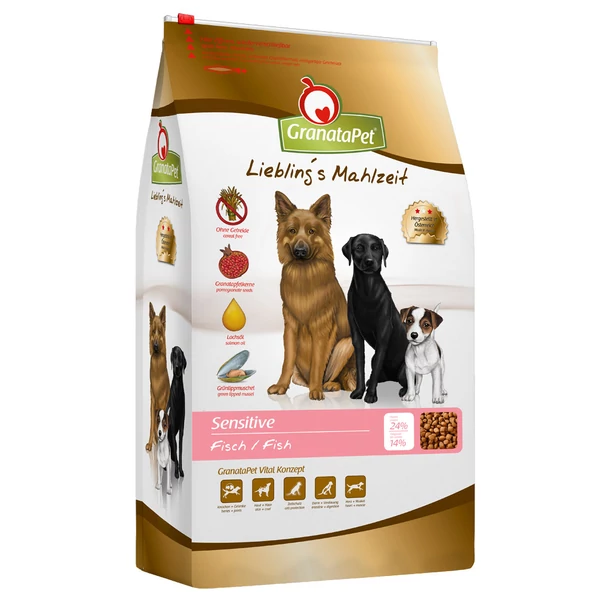 GranataPet Liebling's Mahlzeit sensitive hal felnőtt kutyatáp 10 kg 2db
