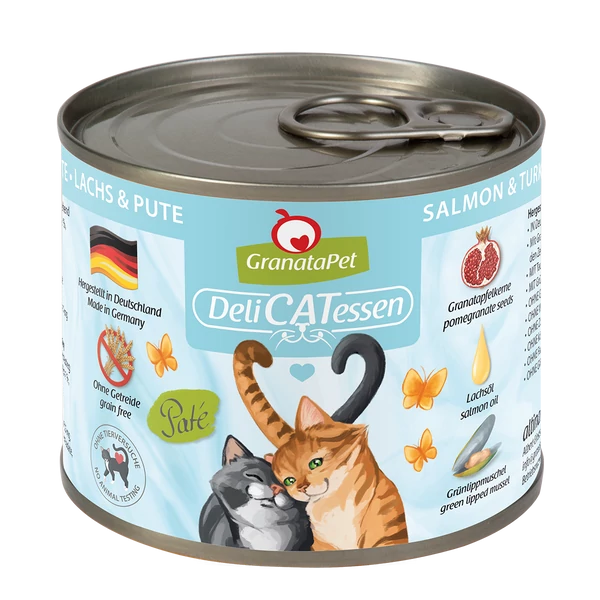 GranataPet Delicatessen konzerv lazac és pulyka konzerv 400g 6db