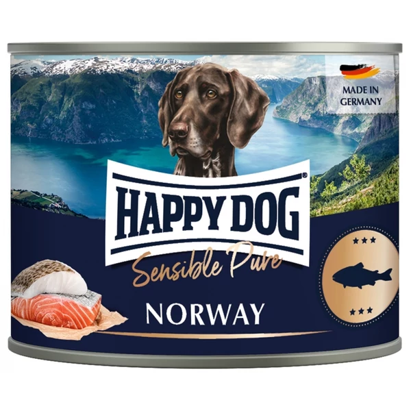 Happy Dog Supreme Sensible PUR KONZERV NORWAY (tengeri hal) 6X200 G