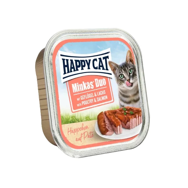 HAPPY CAT MINKAS DUO SZÁRNYAS-LAZAC 12x100g