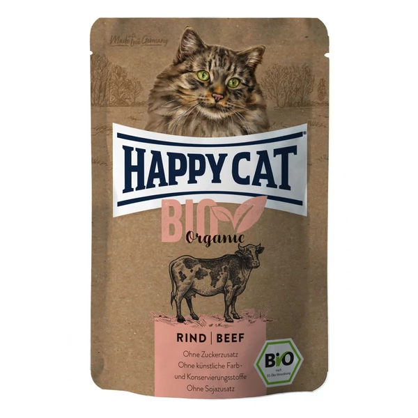 Happy Cat POUCH HÚS BIO MARHA 85 G