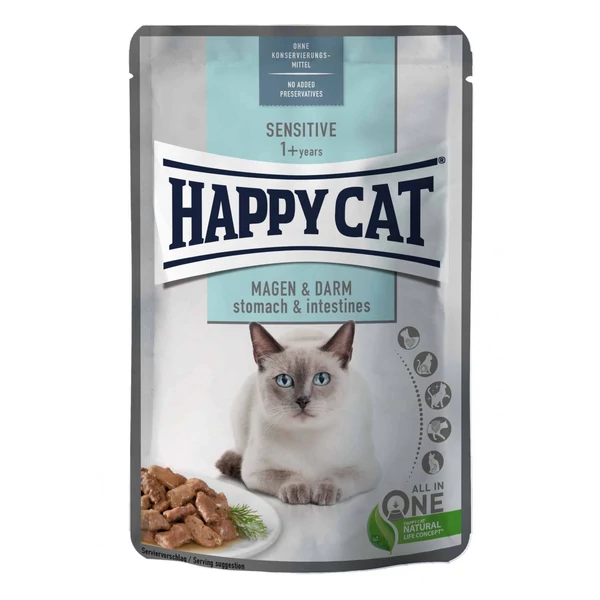 Happy Cat POUCH SZÓSZ Sensitive Stomach&Intestinal 24x85g