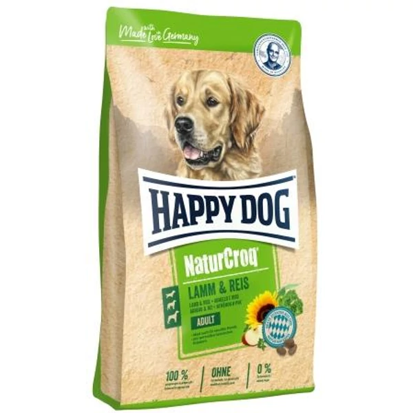 Happy Dog NATUR-CROQ LAMM/REIS (Bárány & rizs) 15kg