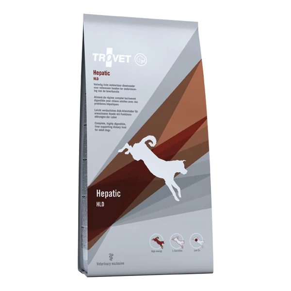 TROVET HEPATIC/HLD Májkímélő diétás száraztáp kutyáknak 12,5 kg