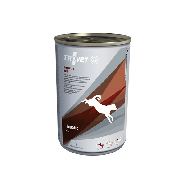 TROVET HEPATIC/HLD Májkímélő konzerv táp kutyáknak 400 g