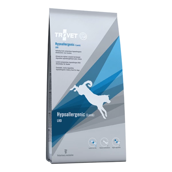 TROVET Hypoallergenic LAMB&amp;RICE Diet/LRD kutyáknak  3 kg