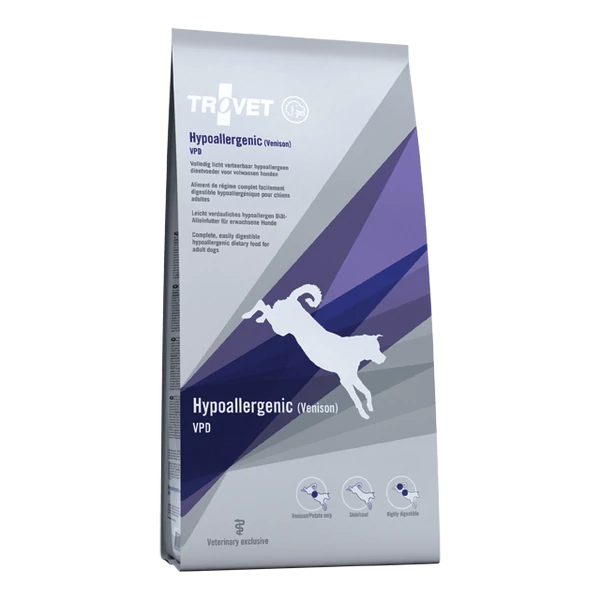TROVET Hypoallergenic VENISON&amp;POTATO Diet/VPD kutyáknak 10 kg