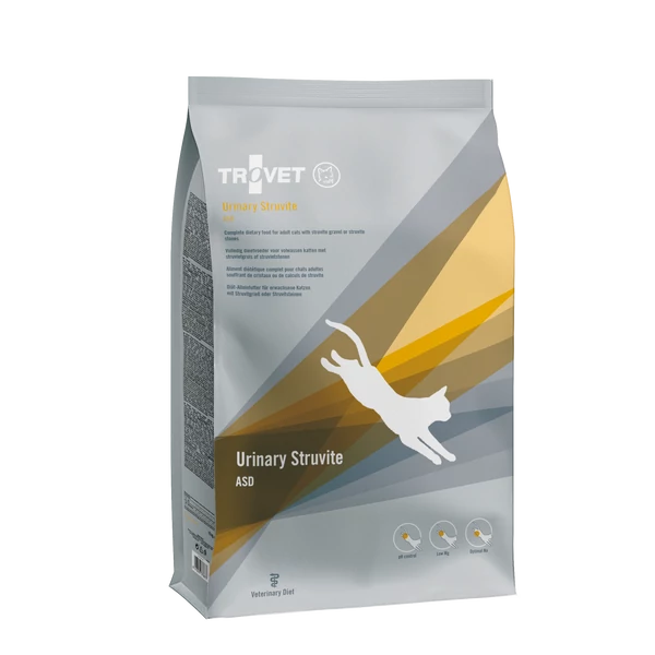 TROVET URINARY &amp; STRUVIT (ASD) száraztáp CAT  macskák részére 10 kg