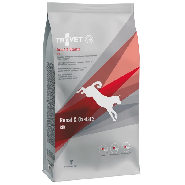 TROVET RENAL &amp; OXALATE DIET/RID száraztáp felnőtt kutyáknak 3kg