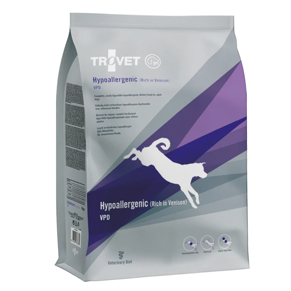 TROVET Hypoallergenic VENISON&amp;POTATO Diet/VPD kutyáknak 3 kg