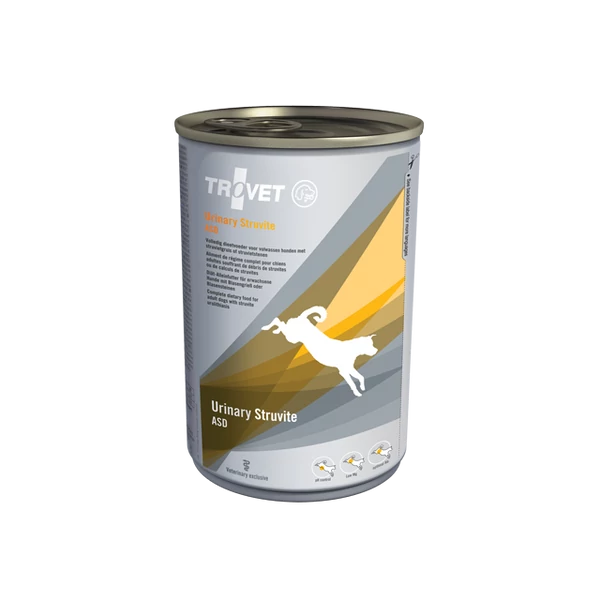 TROVET URINSARY&amp;TRUVITE (ASD) DOG konzerv  táp kutyáknak 400 g